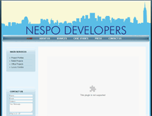 Tablet Screenshot of nespodevelopers.com